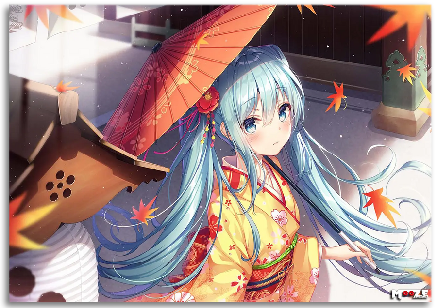 Sonbahar Rüzgarı: Kimonolu Miku