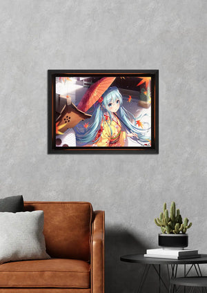 Sonbahar Rüzgarı: Kimonolu Miku