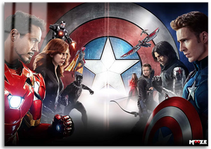 Tarafını Seç: Civil War Poster
