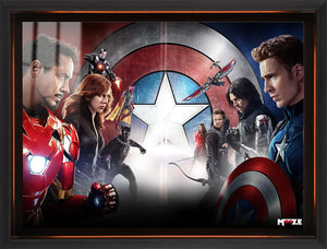 Tarafını Seç: Civil War Poster