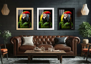 Tropik Renkler: Macaw Portresi