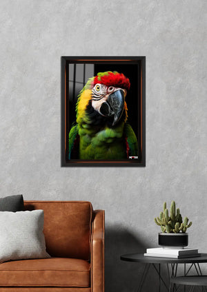 Tropik Renkler: Macaw Portresi