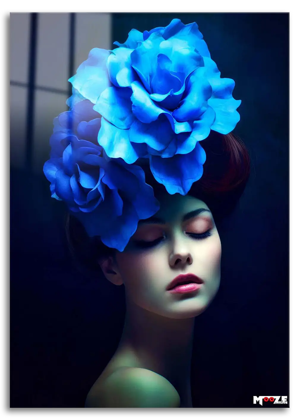 Üç Mavi Gül: Zarif Portre