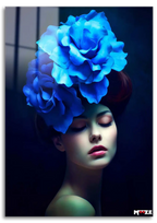 Üç Mavi Gül: Zarif Portre