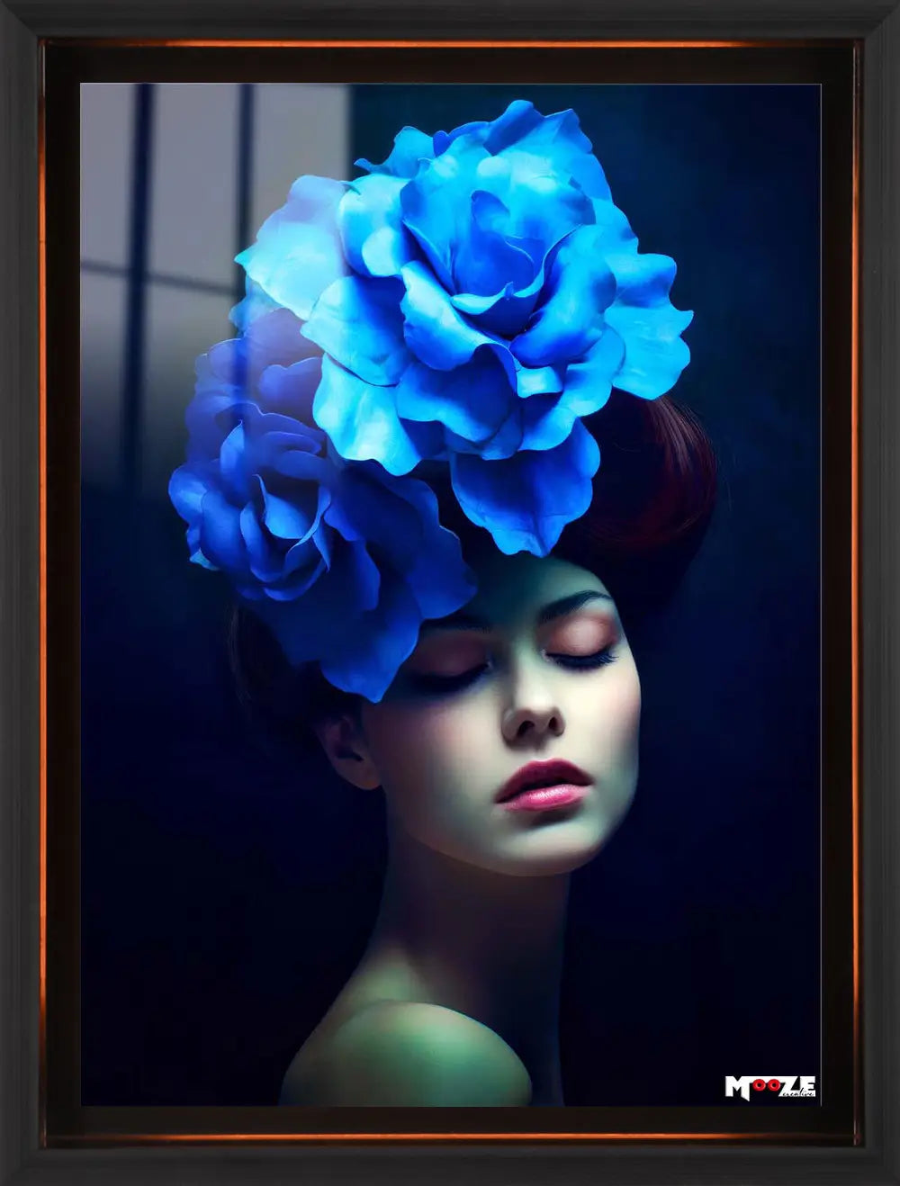 Üç Mavi Gül: Zarif Portre