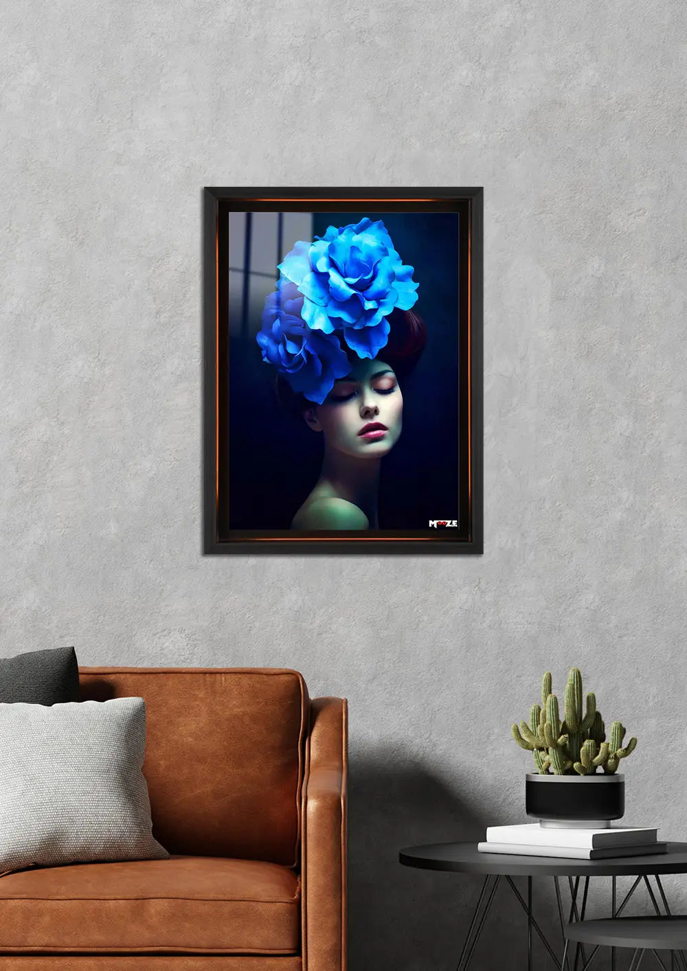 Üç Mavi Gül: Zarif Portre