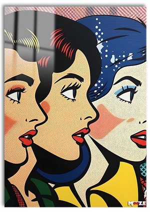 Üç Yüz: Pop Art Kompozisyon