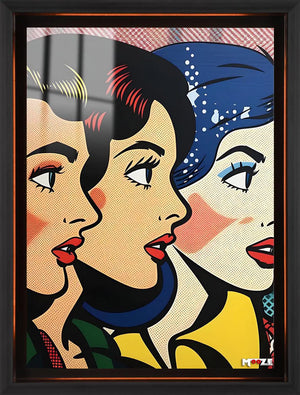 Üç Yüz: Pop Art Kompozisyon