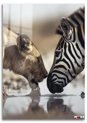 Vahşi Karşılaşma: Aslan ve Zebra