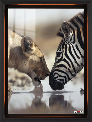 Vahşi Karşılaşma: Aslan ve Zebra