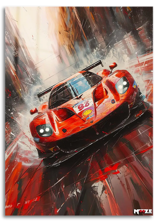 Yağlı Boya Hız: Ferrari GT