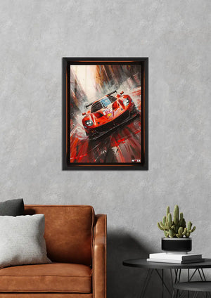 Yağlı Boya Hız: Ferrari GT