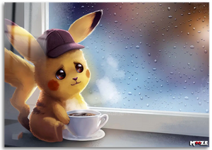 Yağmurlu Gün: Hüzünlü Pikachu