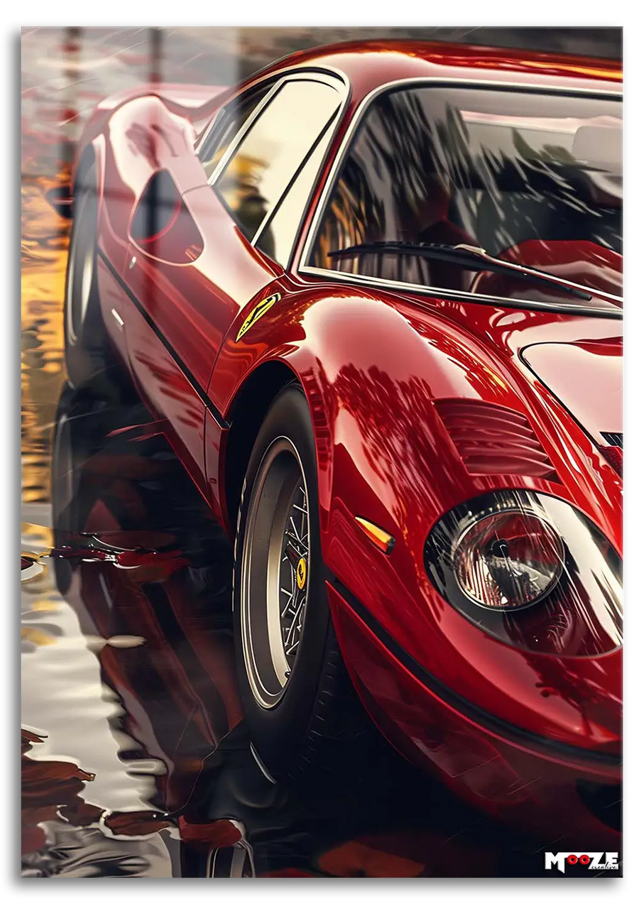 Yağmurlu Pist: Klasik Ferrari