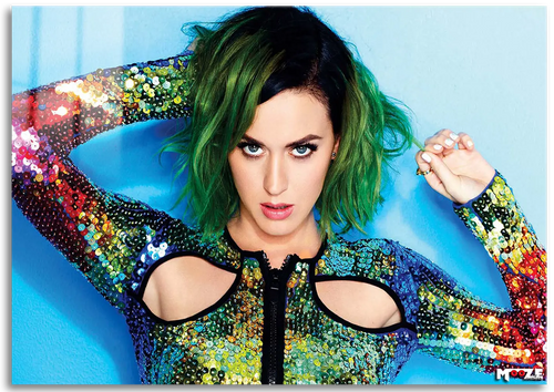 Yeşil Işıltı: Katy Perry Portre