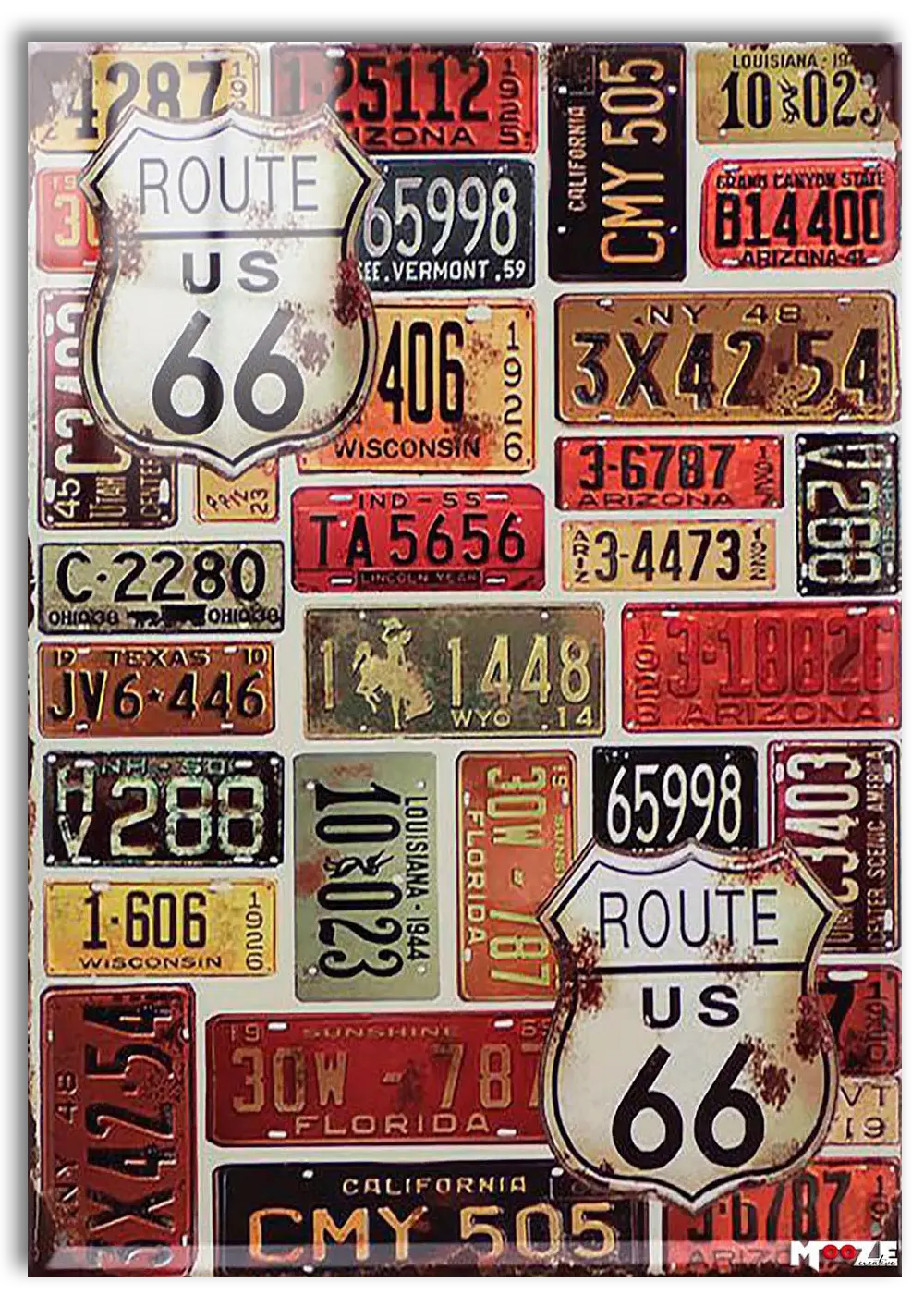 Yol Hikayesi: Route 66 Plakaları