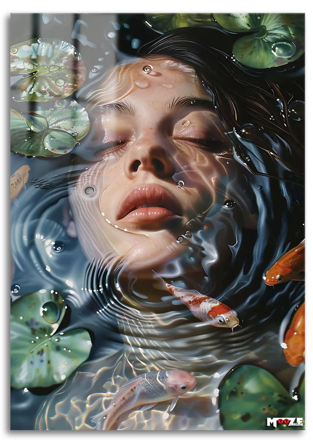 Zen Rüyası: Koi ve Nilüfer