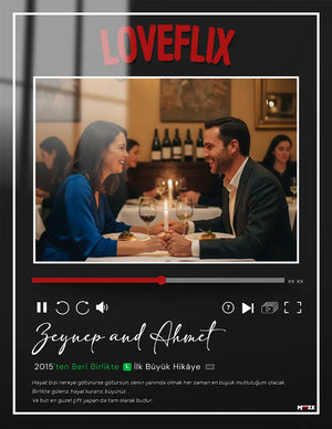 Loveflix Çift Posteri Tablo